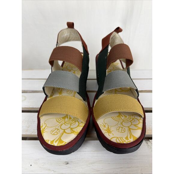 Fly London Shoes - New NO Box Fly London CUPIDO Strappy Slip On Sandal #1056 Size EU 42